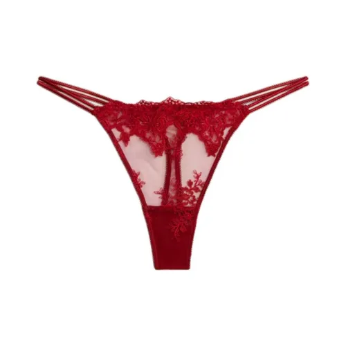 H M 1 Pack Темно-красный Женский Стринг