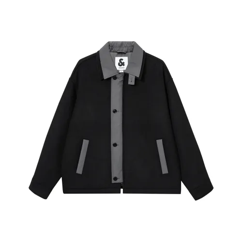 JACK JONES E40 Черное Мужское Пальто