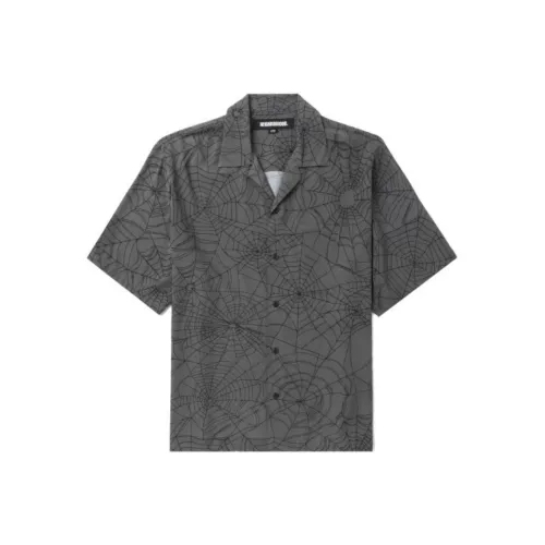 NEIGHBORHOOD Серые Мужские Рубашки