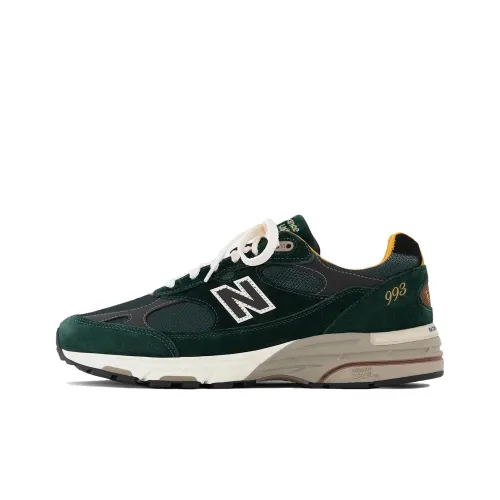 Aimé Leon Dore x New Balance NB 993 Low Топ Беговые кроссовки Унисекс Зеленый