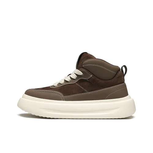 ST SAT Скейтборд Кроссовки Высокие Топ Mocha Мужские