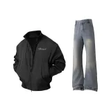 Чёрный HJ25589 + Тёмно-синий 7740