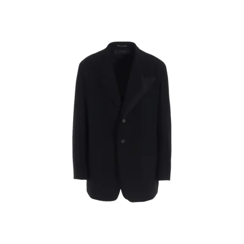 Yohji Yamamoto Y'S For Men FW25 Фланель и Нейлон RIPSTOP Куртка с Передней частью Левой стороны Слоеные Куртки и Пальто Мужской