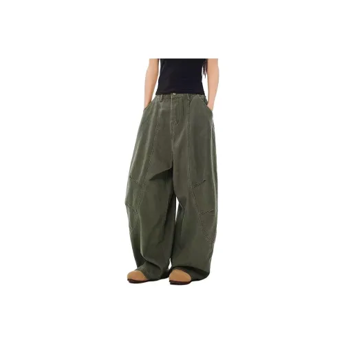 YICHEN Армейский зеленый Женские Джинсы