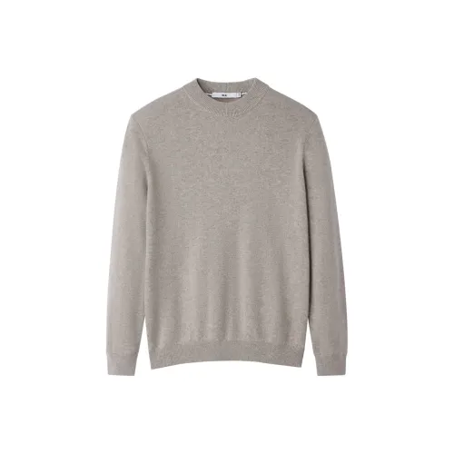 HLA Овсяный 01 Мужские кашемировые свитеры