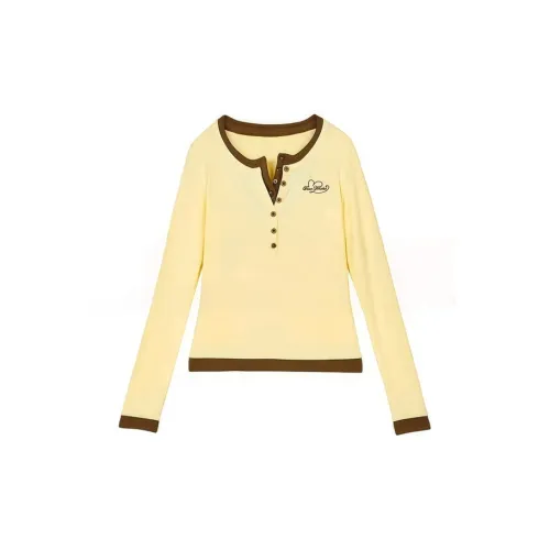 NATTY Желтые Женские Майки под одежду