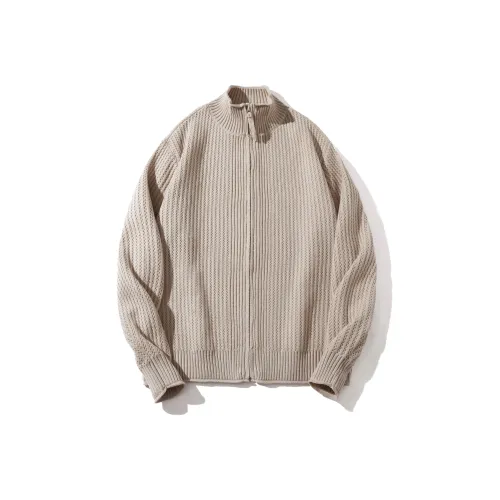 JFU Трикотажная ткань Кардиган Мужской