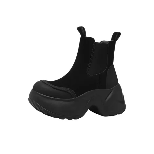 Golden Silk Rabbit Женские ботильоны