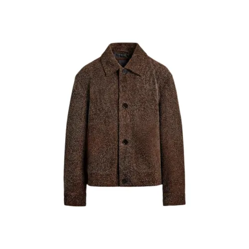 ZARA Глина Мужские Кожаные Куртки