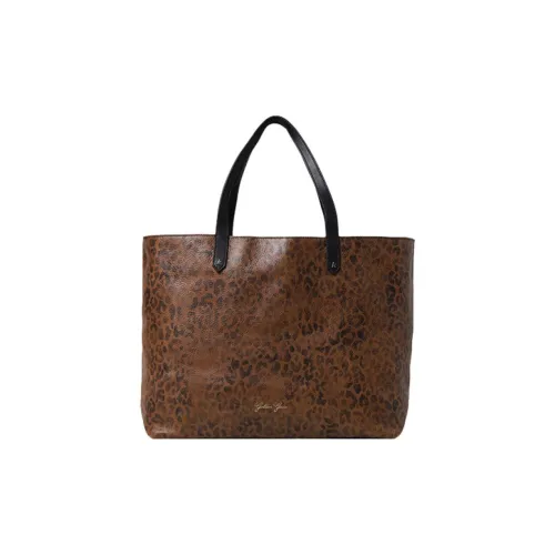 Golden Goose Кожа Тоут Сумка Сумка для покупок Сумка на плечо Сумка Женская Коричневая