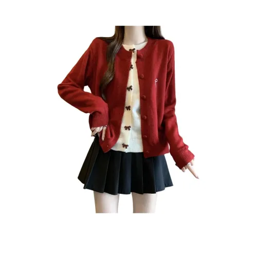 YOUSEKOO Красный Женский Трикотаж