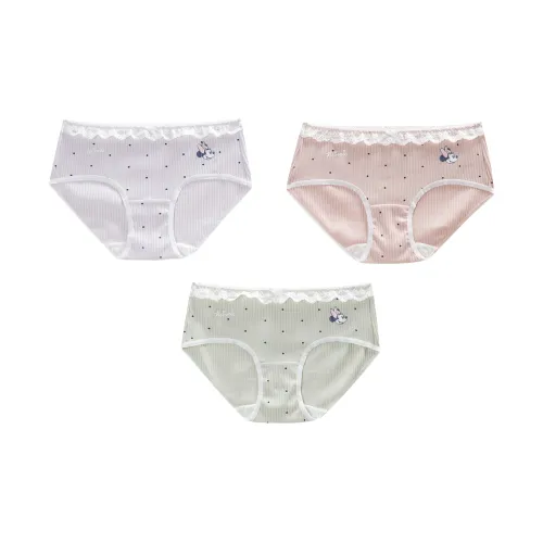 GUKOO x Disney Minnie Трусики-бикини Женские упаковка из 3 штук