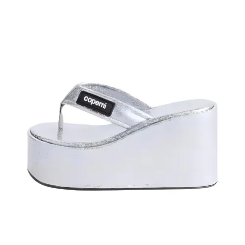 COPERNI Шлепанцы Женские Серебряные