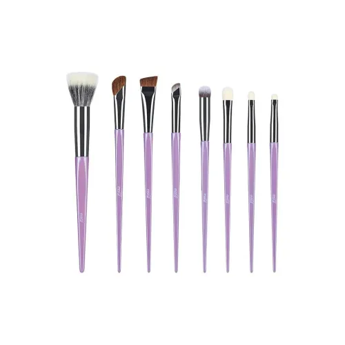 MSQ 8 шт Фантастический фиолетовый Набор одежды с кистями для макияжа дружественный к коже мягкий