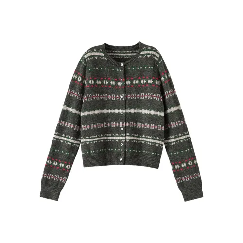 WANBAI Серый Женский Трикотаж