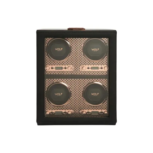 WOLF Watch Winder 4 Отделение для часов Черный