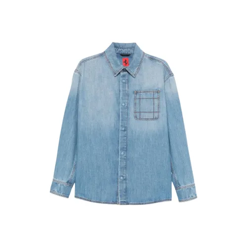 Ferrari Небесно-голубой Мужская Рубашка