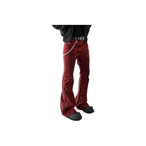 LEONBINNO Red Unisex Jeans LEONBINNO Красный Унисекс Джинсы