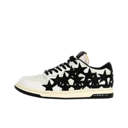 AMIRI Низкие кроссовки для скейтбординга Женские Белые Черные