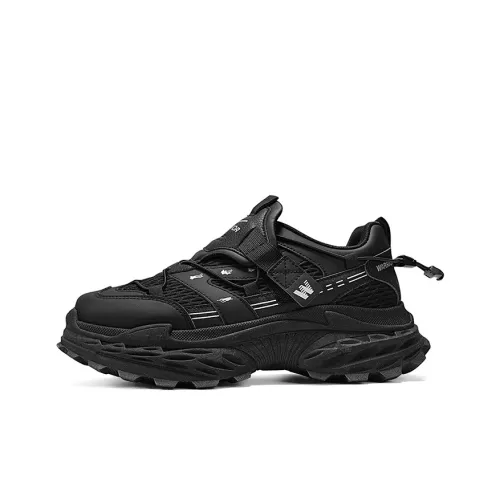 Warrior массивные кроссовки Low Top черные мужские