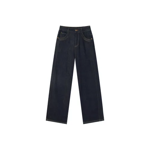 DIALOGUE Синий Черный Деним Женские Джинсы