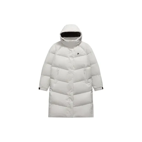 FILA FUSION LONG DOWN JACKET Женская Молочно-белый