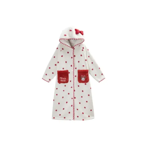 GUKOO x Disney Mickey Банные халаты Женские Красный Бежевый