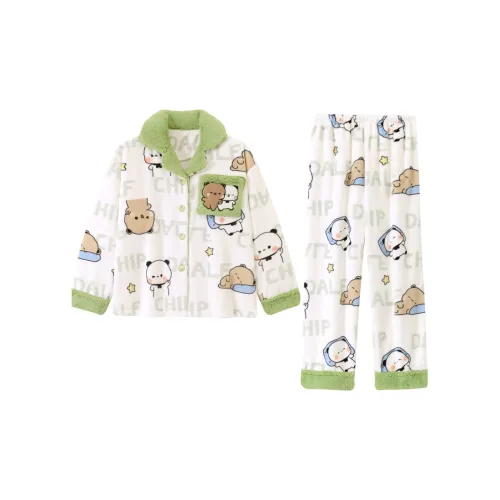 Qiao Ni Tong Унисекс Пижамные комплекты