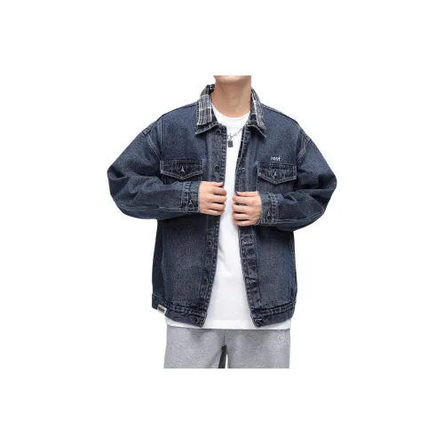 FAIRWHALE Синий Унисекс Джинсовые куртки