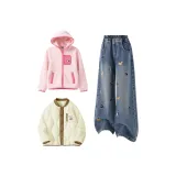 [Утолщенный и с флисовой подкладкой] Силикон Eyelid K Сахарно-розовый + Однотонный Джинсовый синий + Силикон Eyelid K Экрю