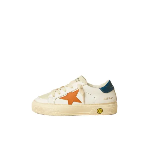 Golden Goose May Teen Low Топ Детские Скейтбординги Белый Детский