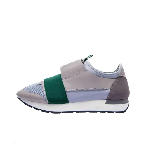Balenciaga Race Runner Low Топ Повседневная обувь Мужская Серый