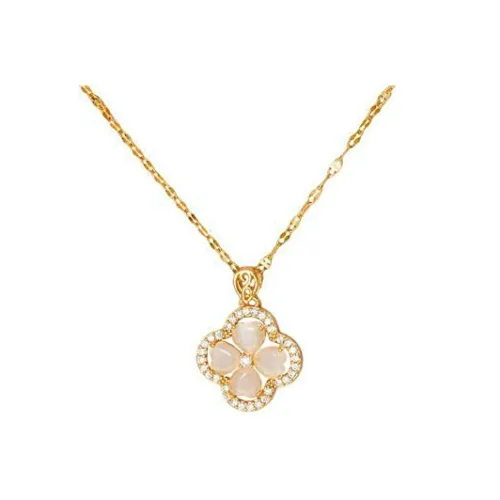 GUANSHICHAN Цветное глазурное нефритовое ожерелье унисекс