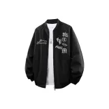 Черный хлопковый пуховик