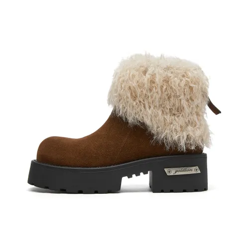 GOLDLION Shaun The Sheep Термические Рекомендуемый рост Увеличение Короткие Снежные Ботинки Женские