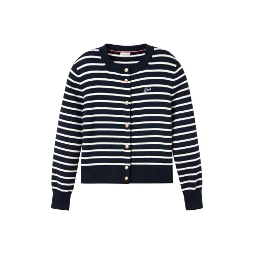 GANT 409 Темно-синий Синий Белый Полосы Женский Трикотаж