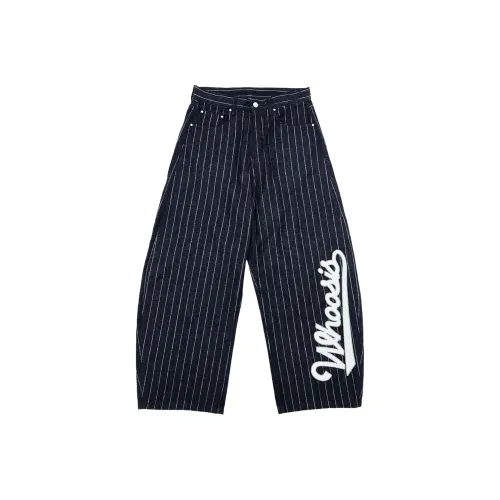 WHOOSIS Оригинальные джинсы синий унисекс джинсы