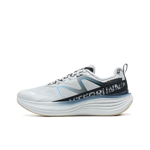 XTEP Легкий Верх Низкий Топ Повседневные Беговые Кроссовки Мужские Серый Черный