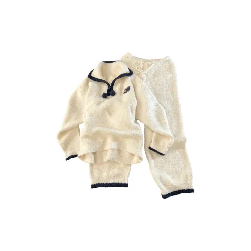 QIAOYUN Экрю Женские Пижамные Комплекты