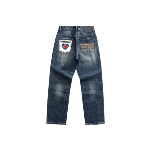 PWUE Синий Унисекс Джинсы