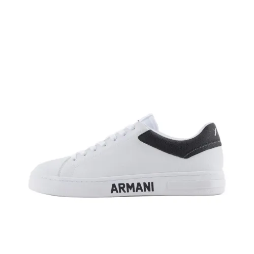 ARMANI EXCHANGEAE Низкие кроссовки для скейтбординга Мужские Белые