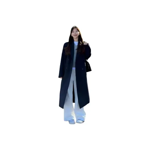 ZVJH Черное Женское Пальто