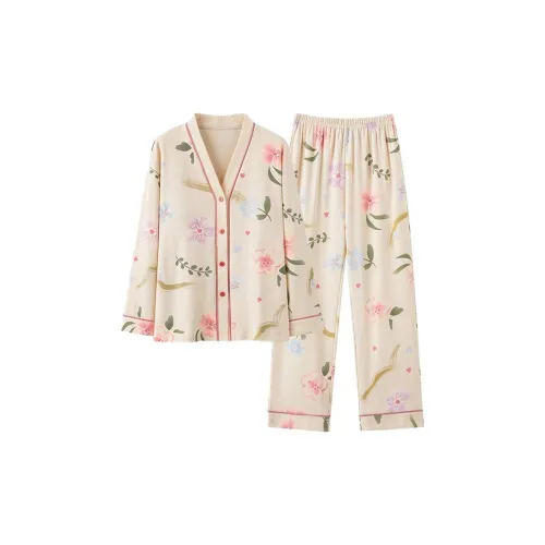 PLANDOO Кожа Женские Пижамные Комплекты