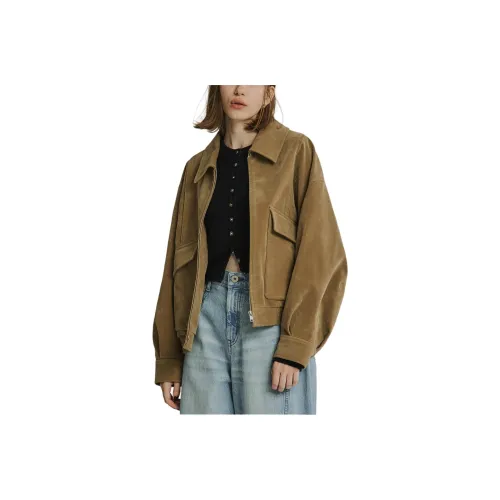 PUBLIC TOKYO FW25 Flow Наплечники Кожа Куртка Женская