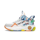 5910 Белый Синий Кожаный Верх