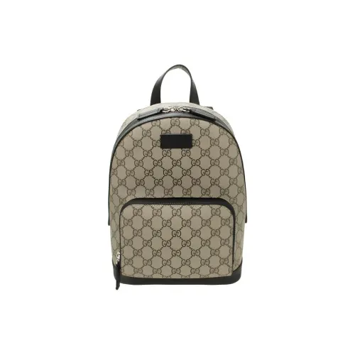 GUCCI Рюкзак из искусственной кожи маленький женский черный