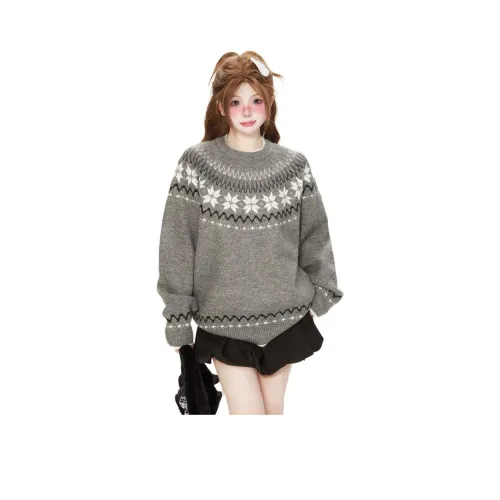 TUOFEI Светло-серый Унисекс Трикотаж