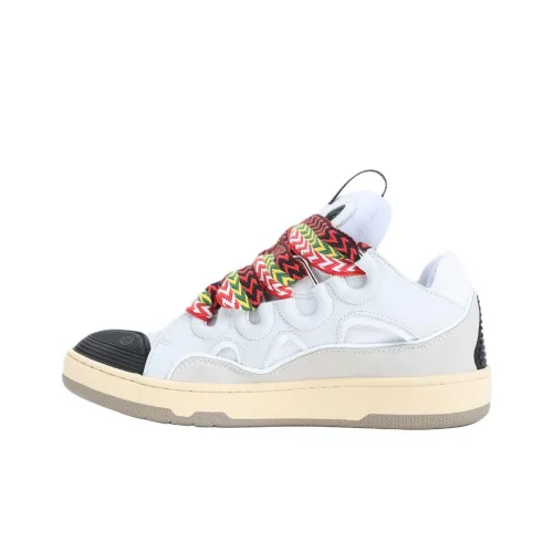 Lanvin Низкие кроссовки для скейтбординга Мужские Белые