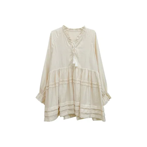 MIMIZI Длинное платье с длинными рукавами женское