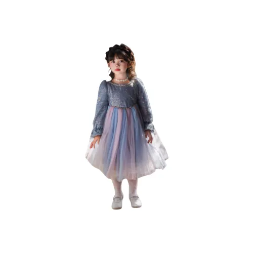 ЮЙЧЖАОЛИНЬ Туманно-голубой Kids Платья